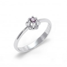 Fiore - Srebrny pierścionek...