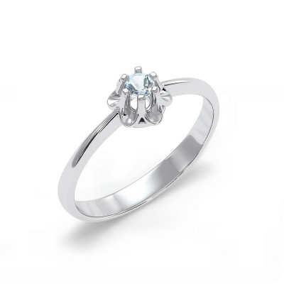 Fiore - Srebrny pierścionek...