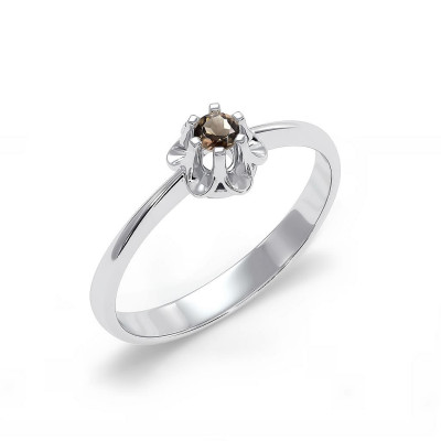 Fiore - Srebrny pierścionek...