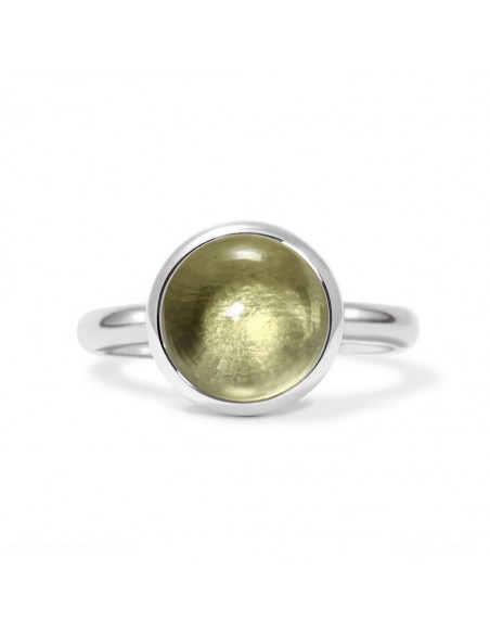 Candy - Srebrny pierścionek z cytrynowym kwarcem