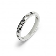 Love - Obrączka srebrna z...