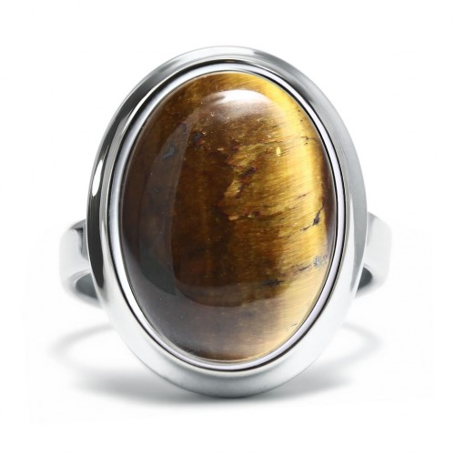 Stone - Srebrny pierścionek z...