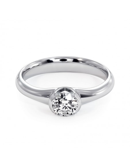 Sydney - Srebrny pierścionek z opalem