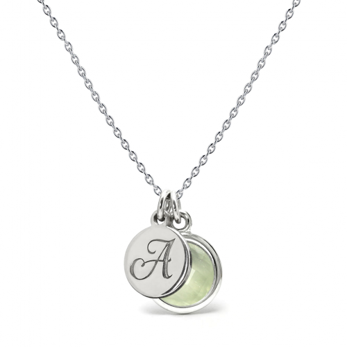 Aura - Srebrny naszyjnik...