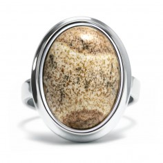 Stone - Srebrny pierścionek...