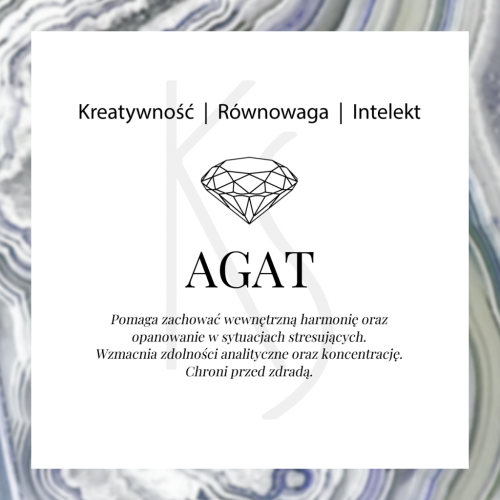 Stone - Srebrny pierścionek z agatem...