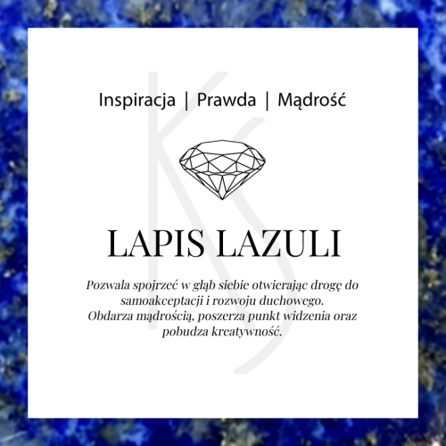 Aura - Srebrna zawieszka z lapisem...