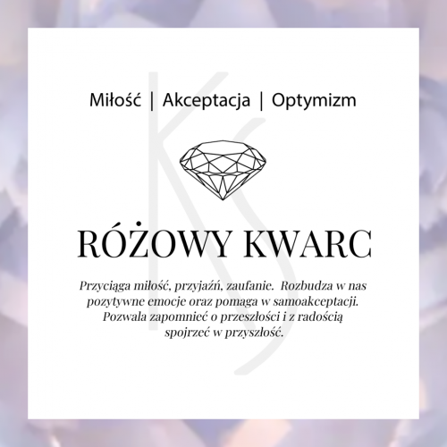 Aura - Srebrne kolczyki z różowym...
