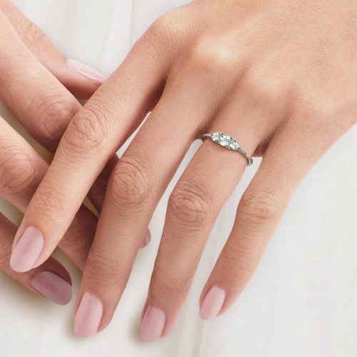 Cocktail - Srebrny pierścionek z topazem