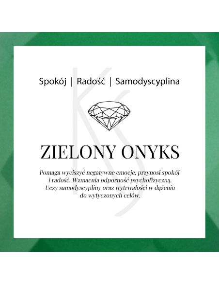 Cocktail - Srebrny pierścionek z zielonym onyksem i ametystem