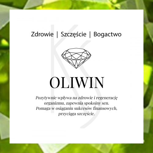 Simple  - Obrączka z oliwinem