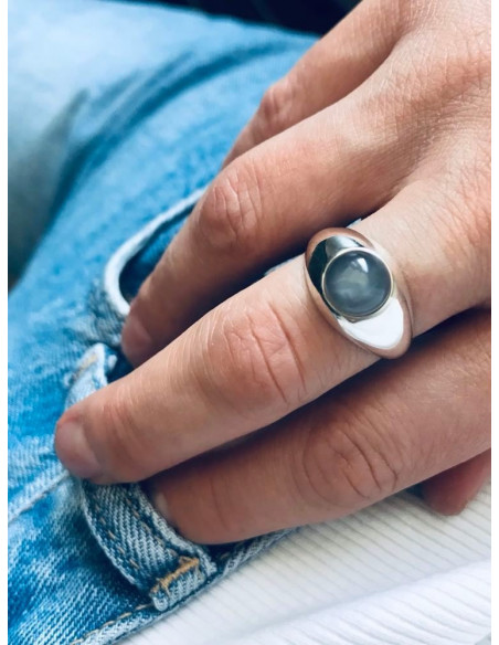 Candy - Sygnet z kamieniem księżycowym