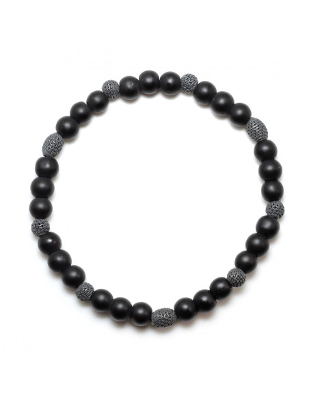 Karma - Bransoletka z czarnym onyksem