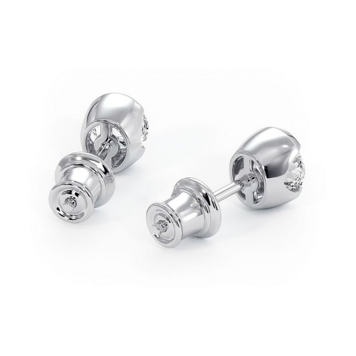 Sydney - Srebrne kolczyki z rodolitem