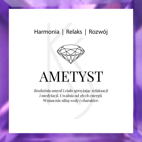 Royal - Srebrny pierścionek z ametystem