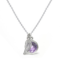 Aura - Srebrny naszyjnik z...