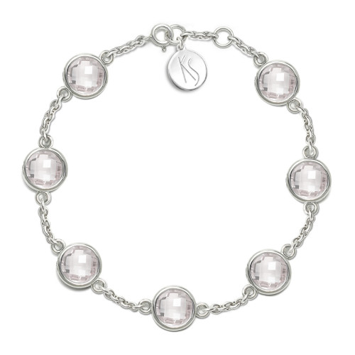 Aura - Bransoletka srebrna XL z...