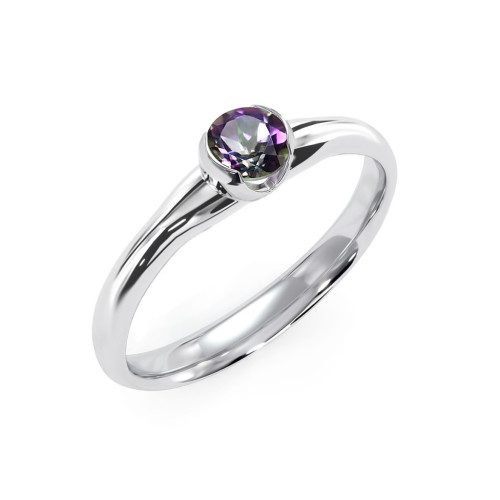 Sydney - Srebrny pierścionek z...