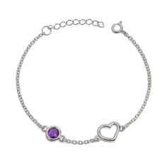 Aura - Bransoletka srebrna...