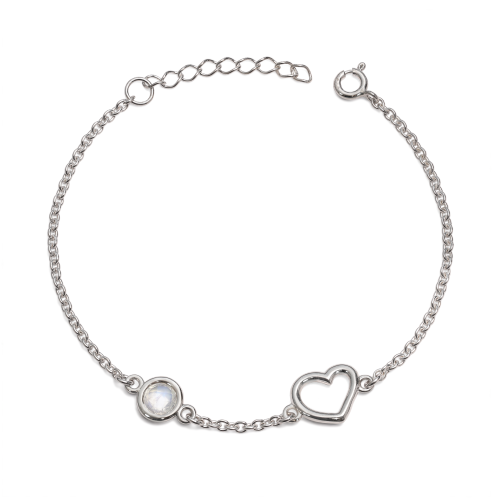 Aura - Bransoletka srebrna z...