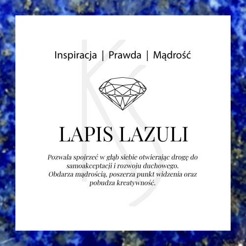 Aura - Bransoletka srebrna z lapisem...