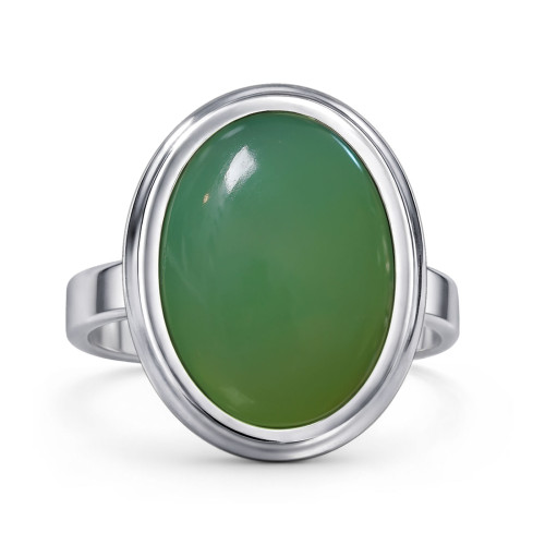 Stone - Srebrny pierścionek z...