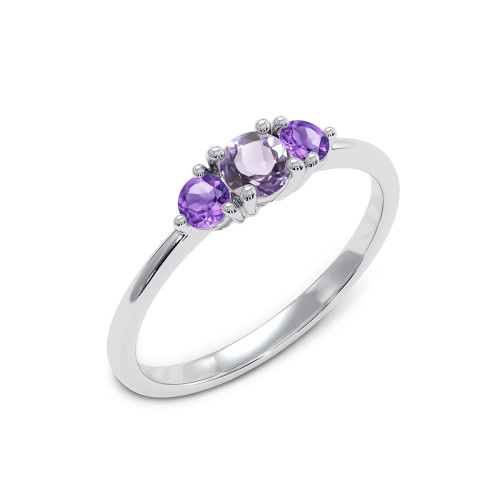 Cocktail - Srebrny pierścionek z...