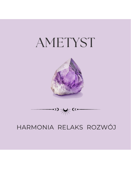 Stack me - Srebrne kolczyki z ametystem